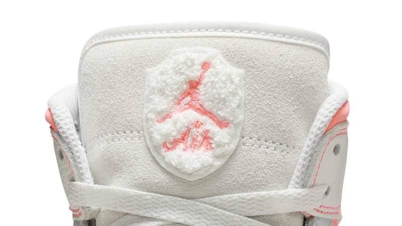 Air Jordan 1 Mid Blue Chill Hot Lava Muslin Tongue