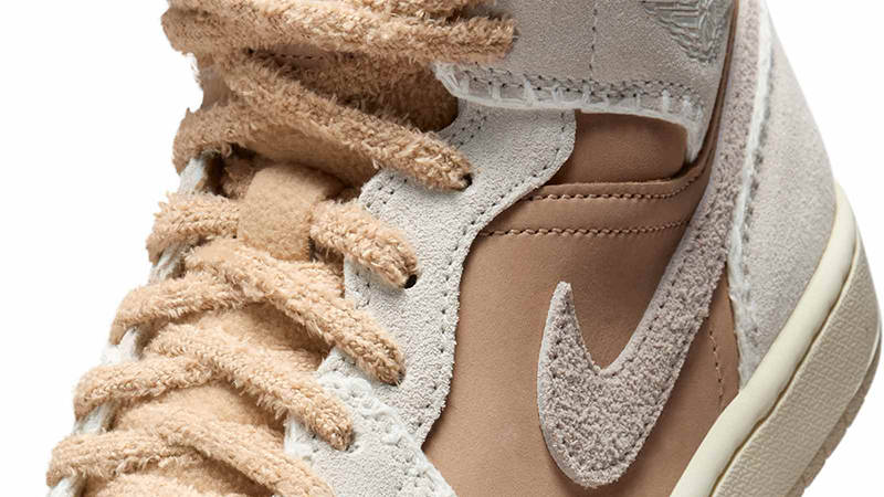 Air Jordan 1 Mid SE Cozy Girl Hemp HV4269-200 Detail