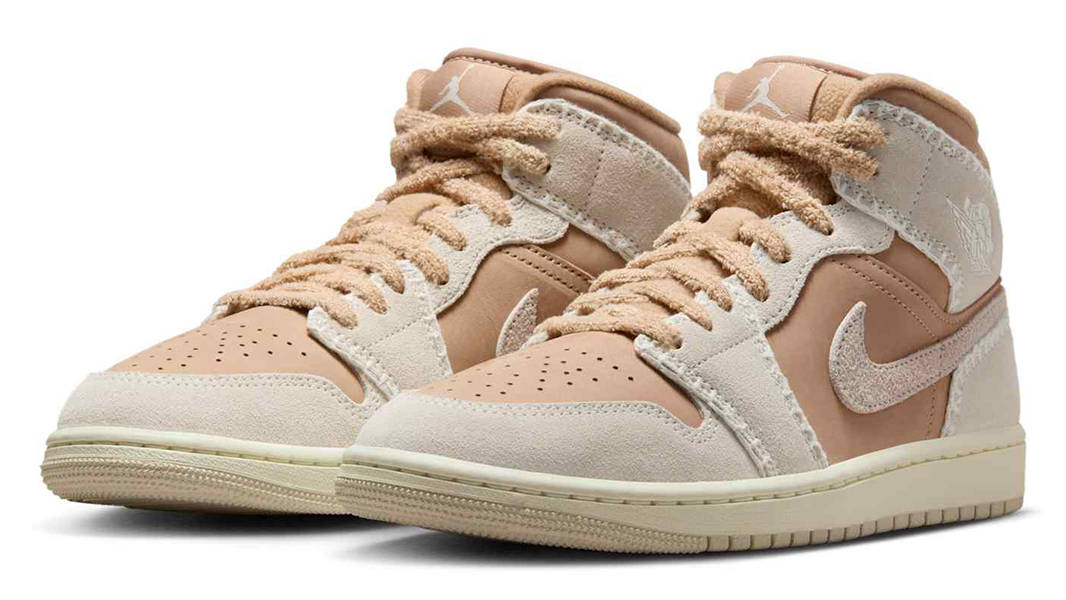 Air Jordan 1 Mid SE Cozy Girl Hemp HV4269-200 Side
