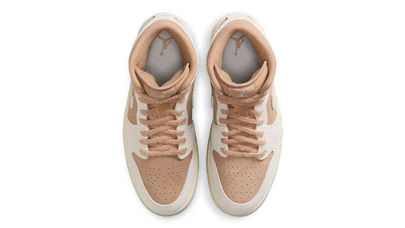 Air Jordan 1 Mid SE Cozy Girl Hemp HV4269-200 Top
