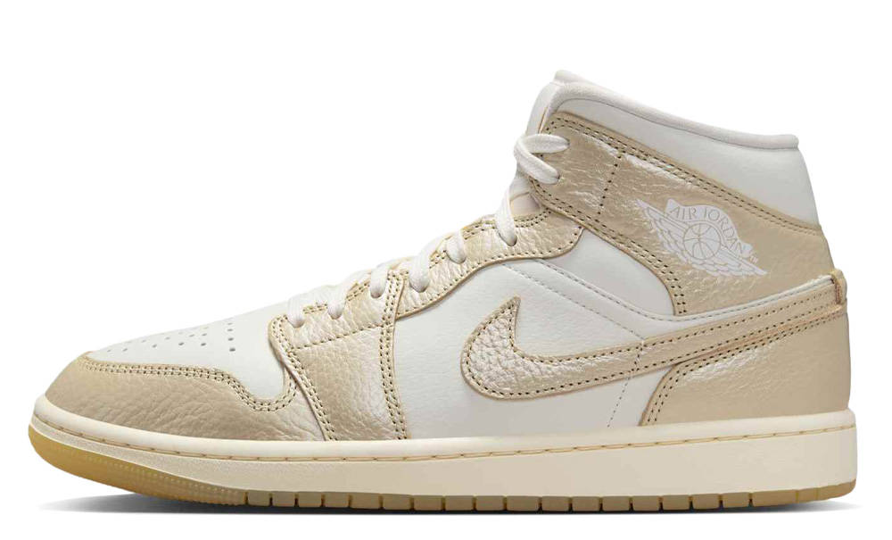 Air Jordan 1 Mid SE Metallic Team Gold