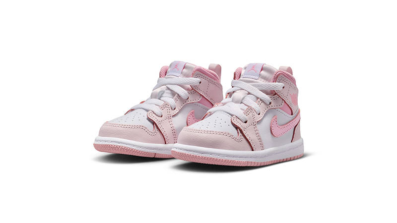 Air Jordan 1 Mid Toddler Pearl Pink White DQ8425-600 front