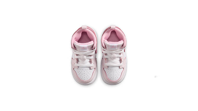 Air Jordan 1 Mid Toddler Pearl Pink White DQ8425-600 middle
