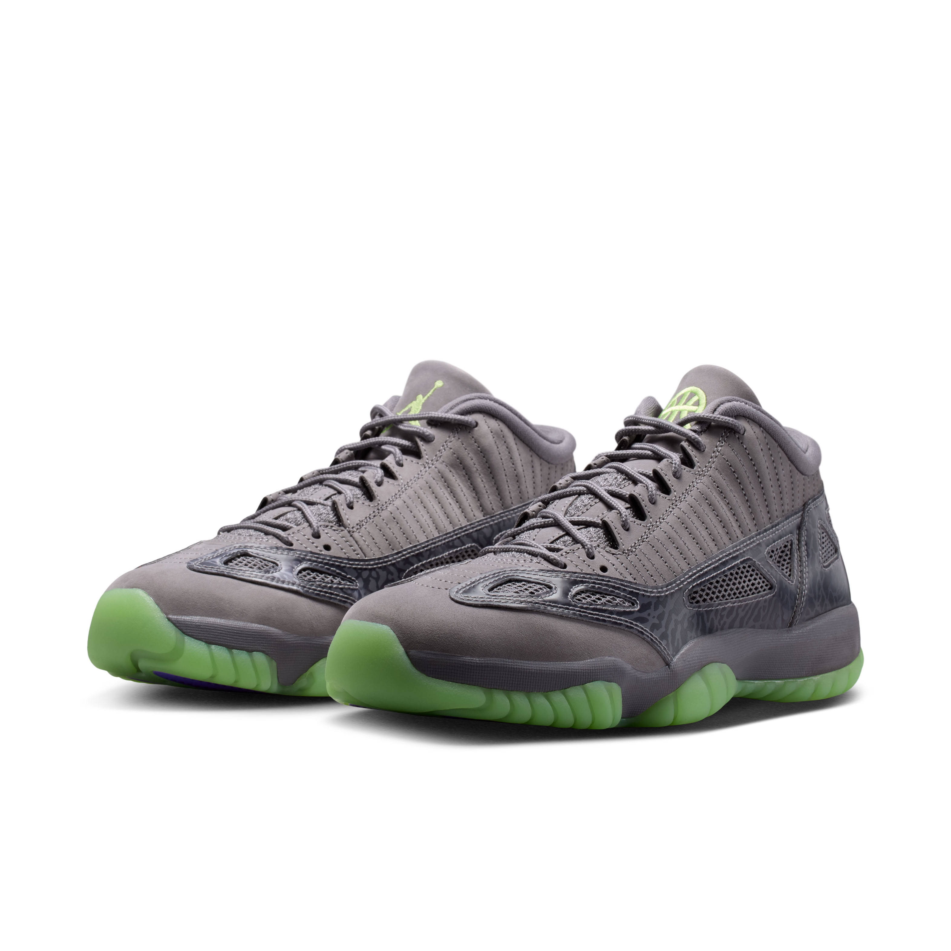 Air Jordan 11 Low IE Quai 54 Gunsmoke Pair