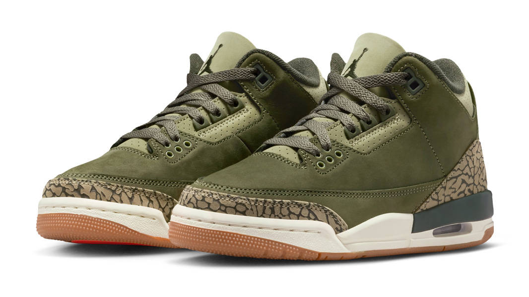 Air Jordan 3 Retro GS Medium Olive Front