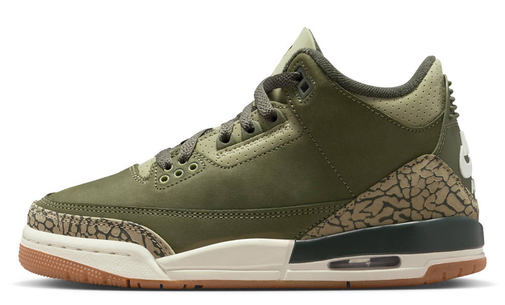 Air Jordan 3 Retro GS Medium Olive