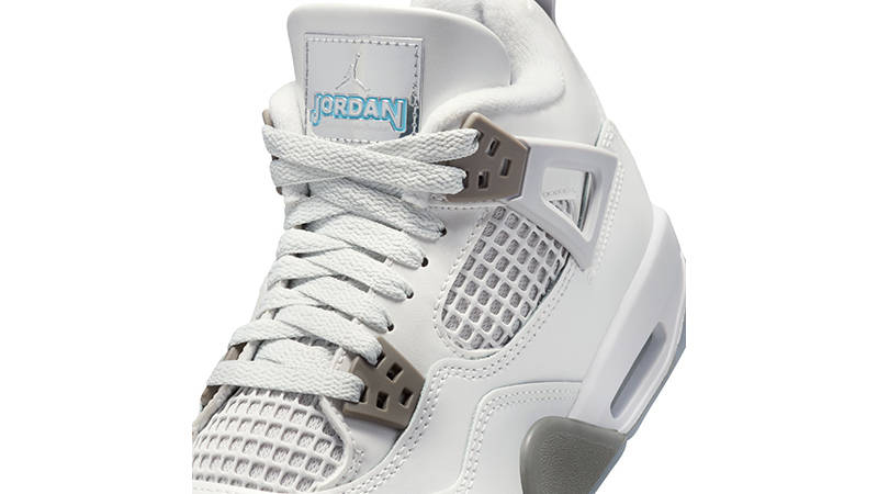 Air Jordan 4 GS Photon Dust Blue Chill HV4401-014 tongue