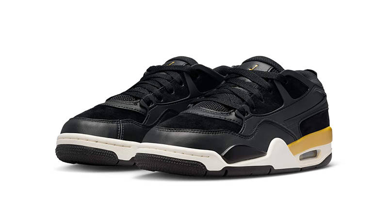Air Jordan 4 RM GS Black Gold IM6033-010 front