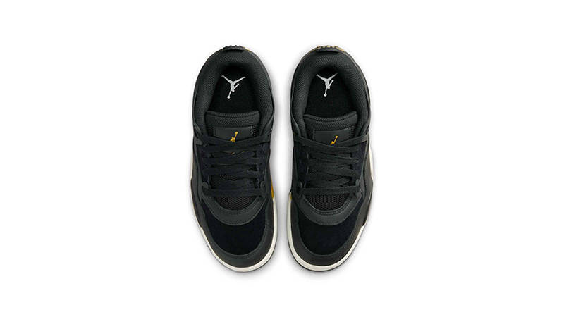 Air Jordan 4 RM GS Black Gold IM6033-010 middle