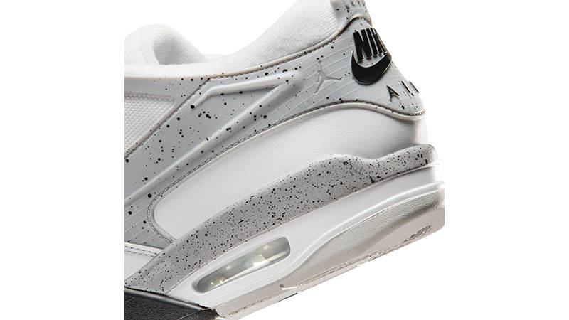 Air Jordan 4 RM White Cement IO7434-121 heel