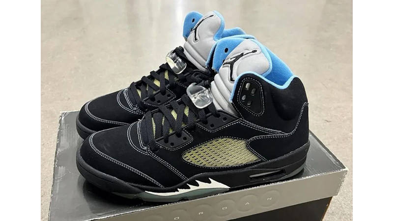 Air Jordan 5 Black University Blue DD0587-008 side