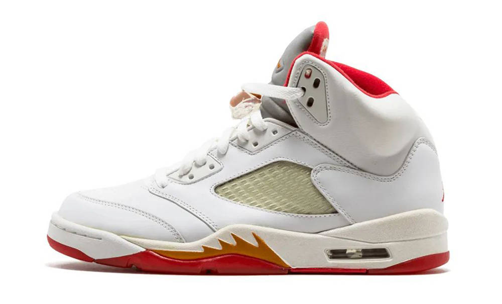 Air Jordan 5 White Sunset