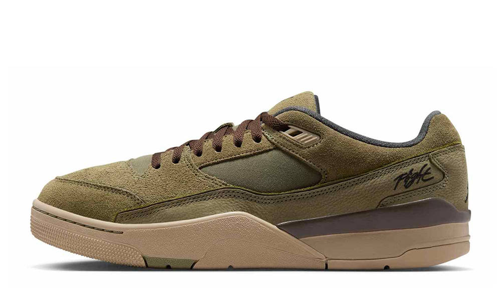 Air Jordan Flight Court Medium Olive Khaki HF3255-202