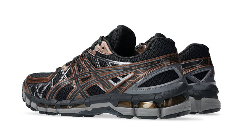 ASICS Gel-Kayano 20 Black Reddish Brown 1203A388-002 back
