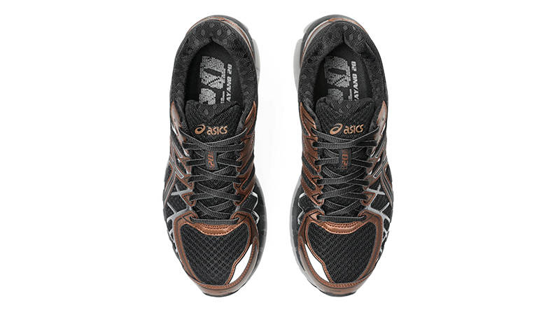 ASICS Gel-Kayano 20 Black Reddish Brown 1203A388-002 middle