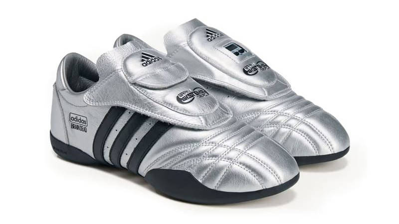 Brain Dead x adidas Taekwondo Silver Metallic JQ9215 front