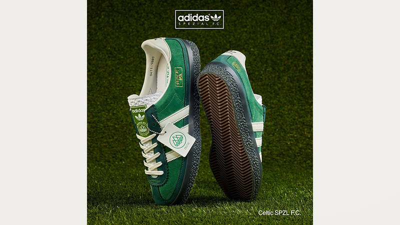 Celtic FC x adidas SPZL Green JQ9131 side