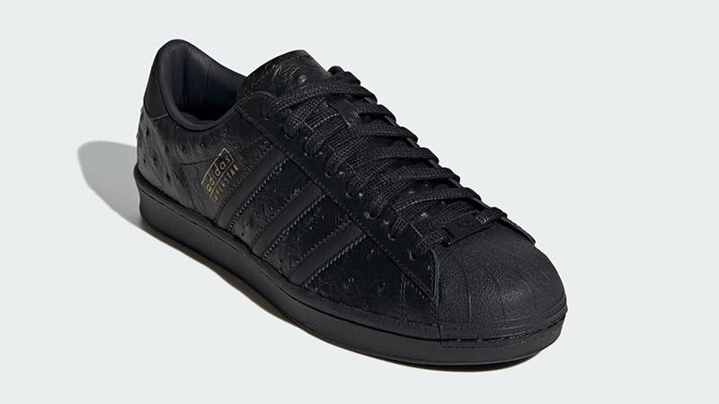 Footpatrol x adidas Superstar Black White KH9923 front