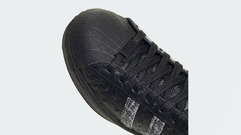 Footpatrol x adidas Superstar Black White KH9923 toe