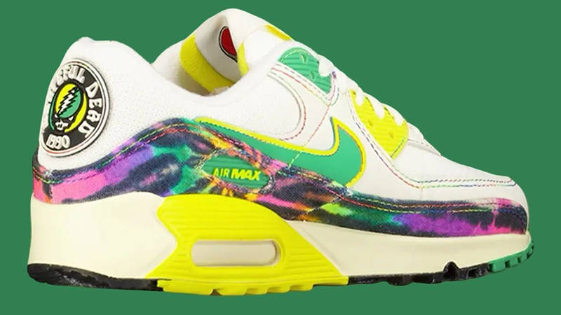 Grateful Dead x University of Oregon x Nike Air Max 90 Grateful Ducks back