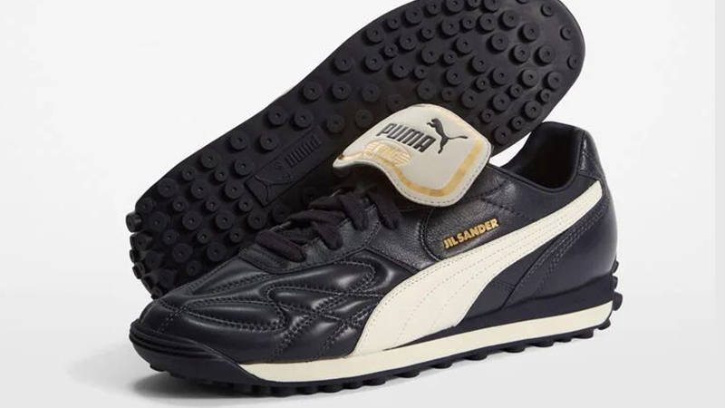 Jil Sander x PUMA King Avanti Navy J34WS0002P7941407 side
