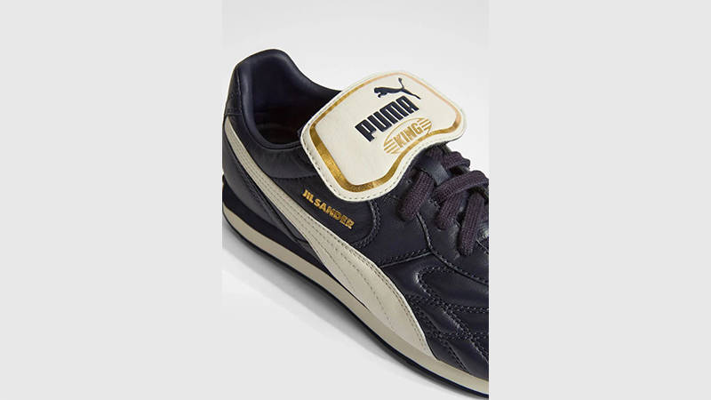 Jil Sander x PUMA King Avanti Navy J34WS0002P7941407 tongue