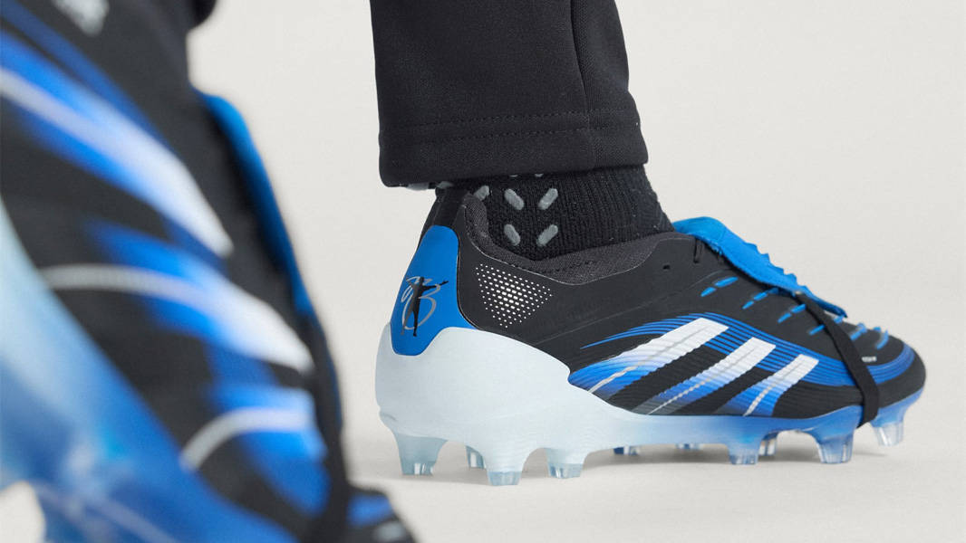 Jude Bellingham x adidas Predator Elite FT FG Glory Blue Closeup
