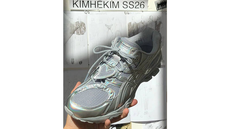 Kimhekim x ASICS Gel-Nimbus 10 1 Silver front