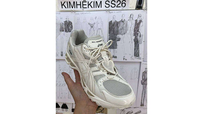 Kimhekim x ASICS Gel-Nimbus 10 1 White front