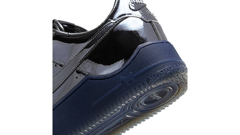 LeBron James x Nike Air Force 1 Low New York Black IO6129-001 heel