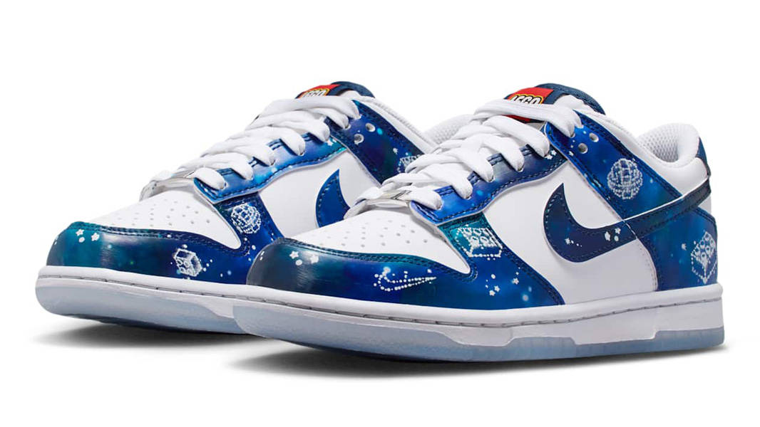 LEGO x Nike Dunk Low GS Galaxy Front