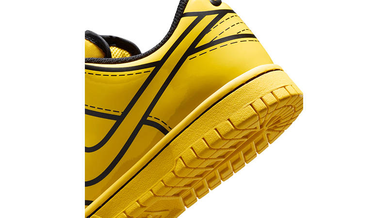 LEGO x Nike Dunk Low GS Tour Yellow IF2117-700 heel