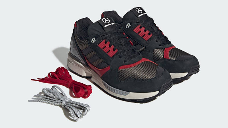 Mercedes AMG x adidas ZX 8500 Black Lucid Red | KJ8964 | The Sole