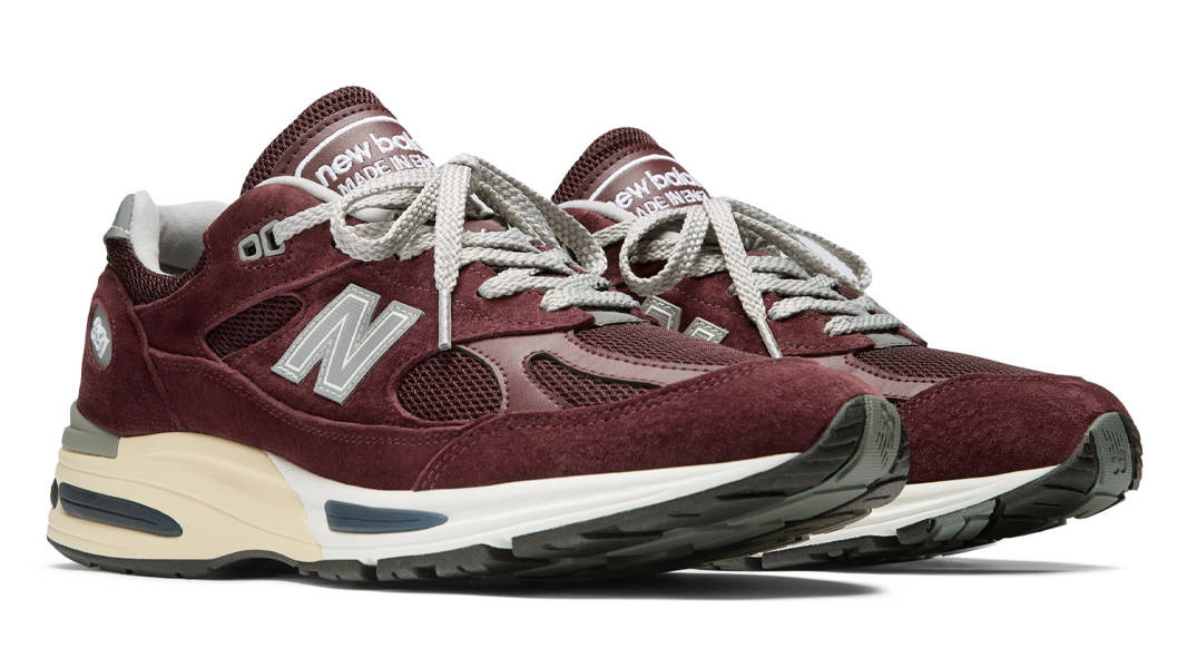 New Balance 991v2 MiUK Catawba Grape Front