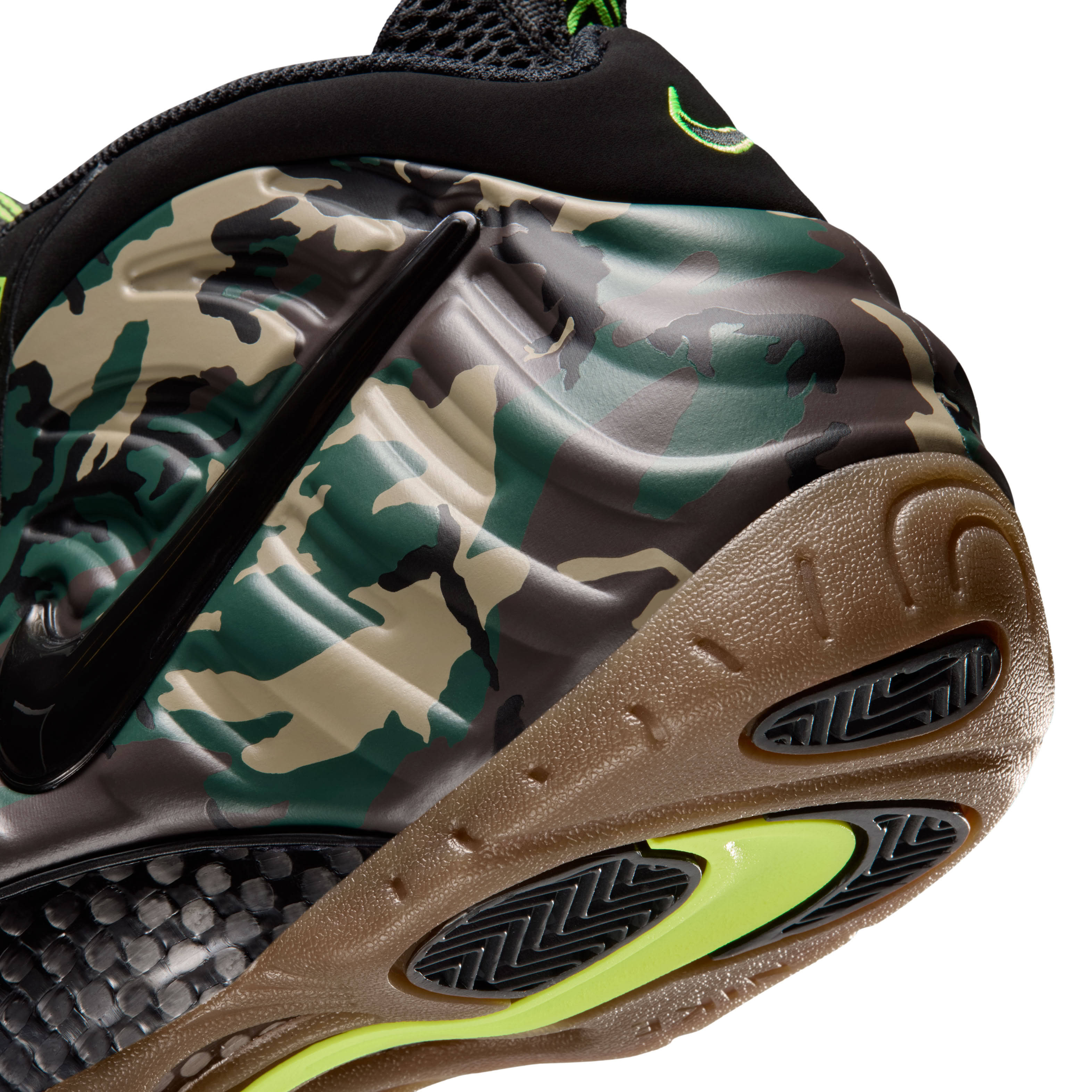 Nike Air Foamposite Pro Green Camo Detail 1