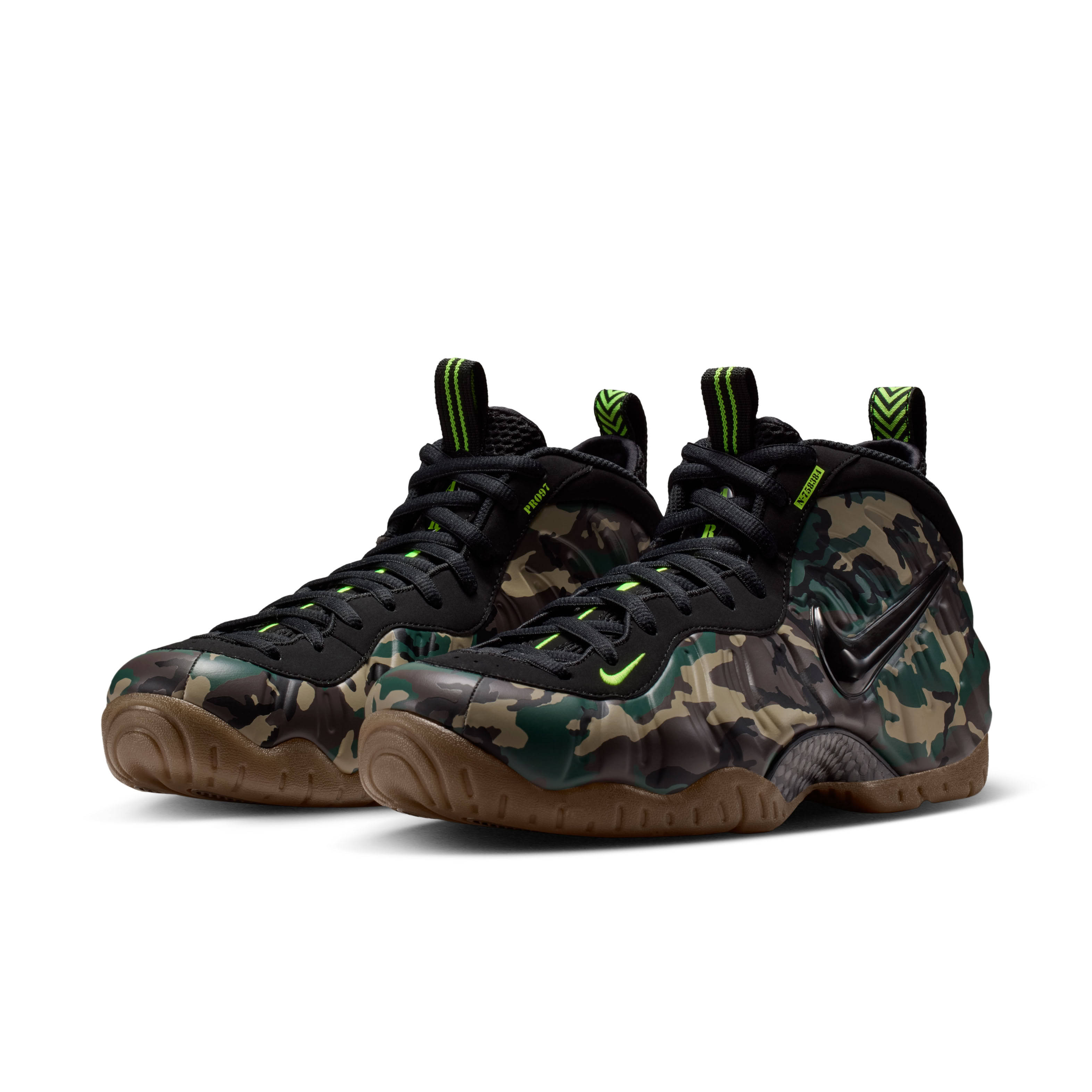 Nike Air Foamposite Pro Green Camo Pair