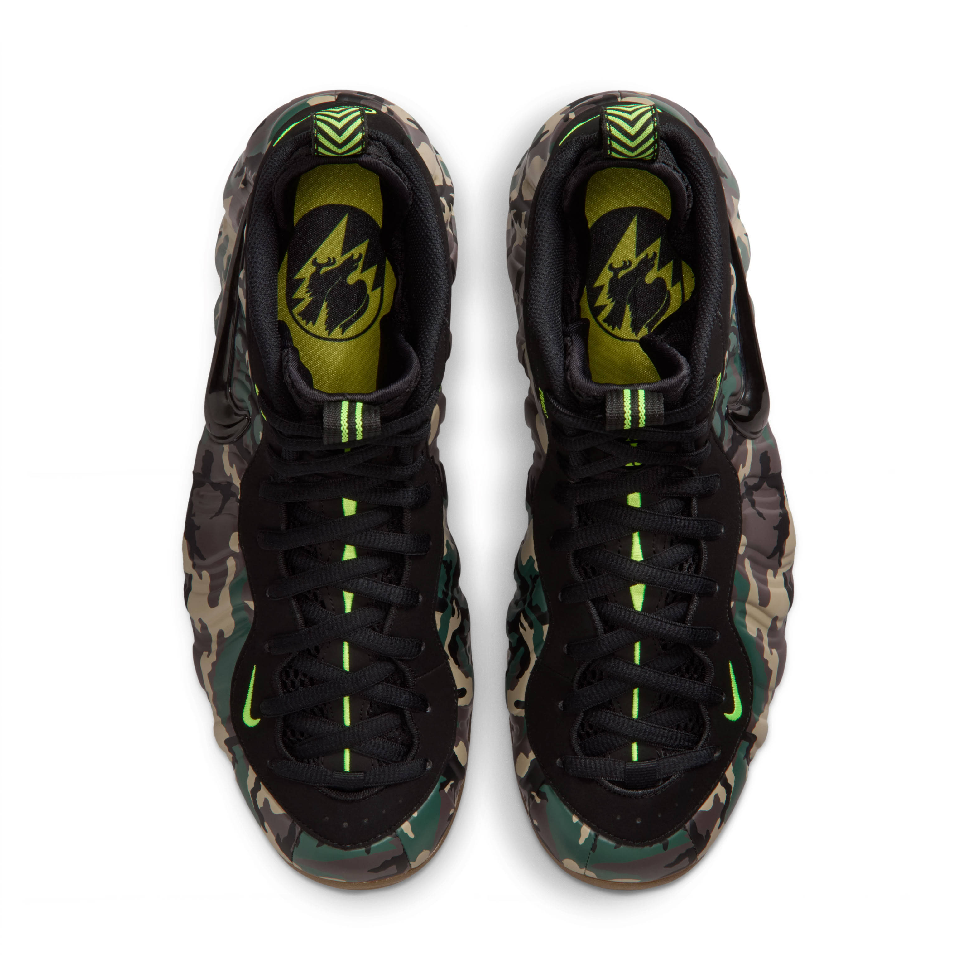 Nike Air Foamposite Pro Green Camo Top