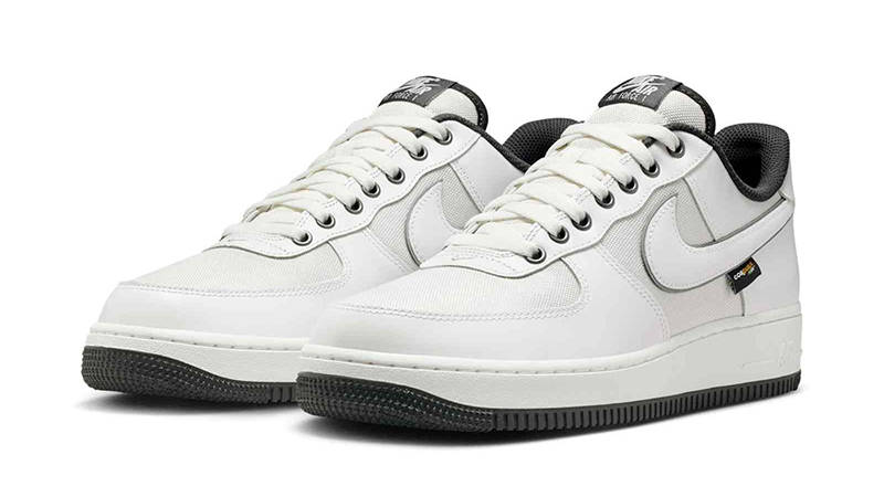 Nike Air Force 1 07 LV8 White Dark Smoke Grey IM6001-121 front