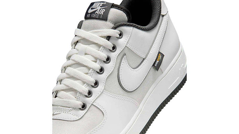 Nike Air Force 1 07 LV8 White Dark Smoke Grey IM6001-121 tongue