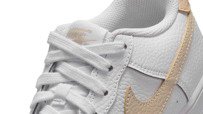 Nike Air Force 1 GS White Rattan Side