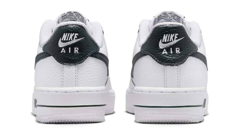 Nike Air Force 1 GS White Seaweed Back