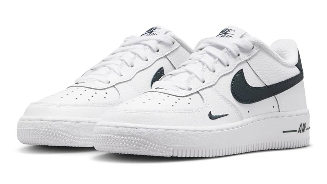 Nike Air Force 1 GS White Seaweed Front