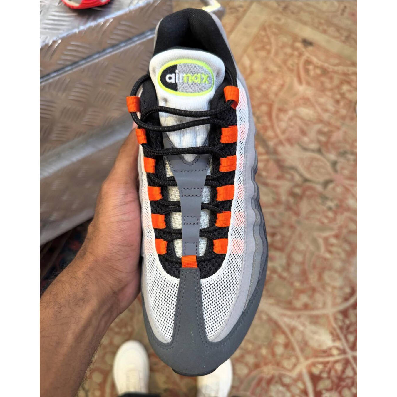 Nike Air Max 95 OG Big Bubble Lost & Found tongue