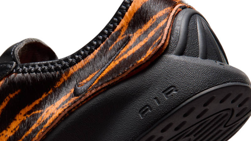 Nike Air Superfly LX Tiger Print Pony Hair Closeup