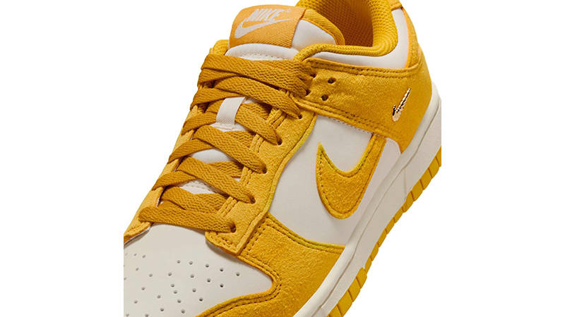 Nike Dunk Low Dark Sulfur Gold IB4417-101 tongue