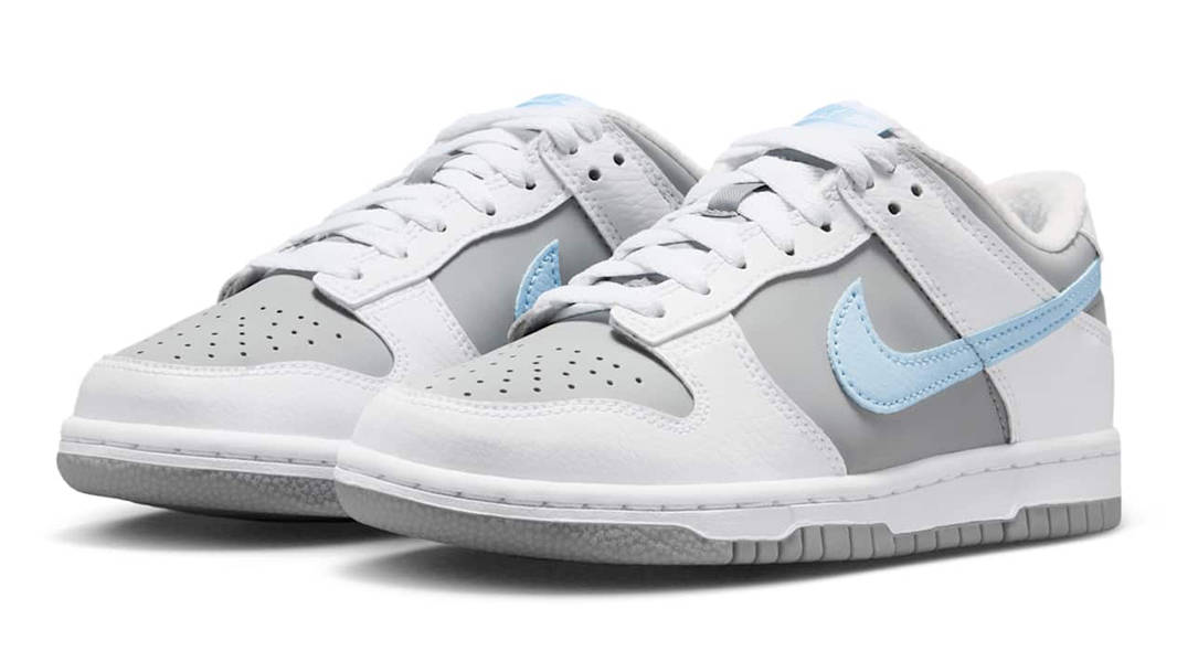 Nike Dunk Low GS Light Smoke Grey Celestine Blue IO2078-100 Side