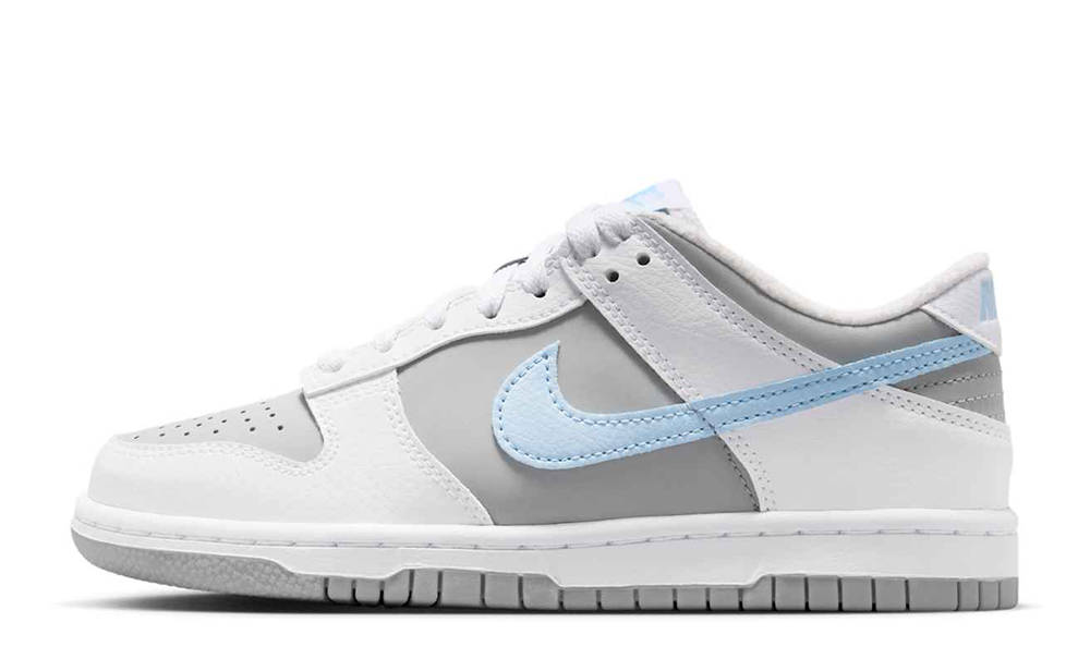 Nike Dunk Low GS Light Smoke Grey Celestine Blue IO2078-100
