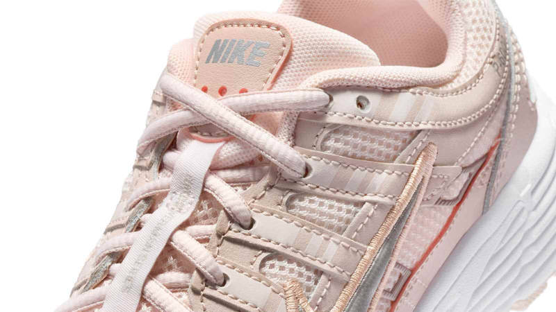 Nike P-6000 GS Light Soft Pink Metallic Silver Side