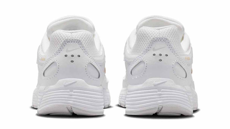 Nike P-6000 GS White Metallic Gold Back