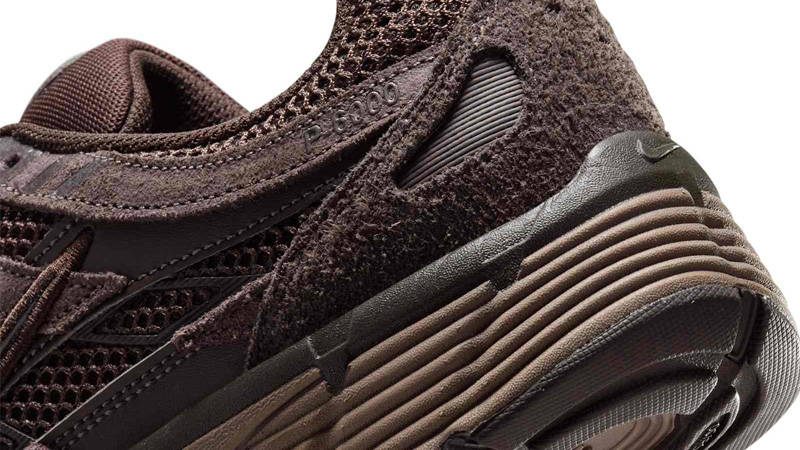 Nike P-6000 Suede Velvet Brown Closeup